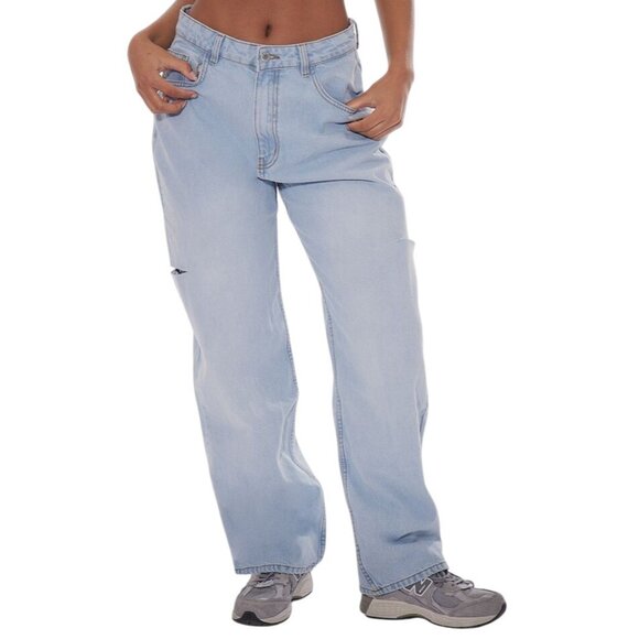 2/$30 NWT Vintage 12 PrettyLittleThing High Waisted Straight Leg Jeans - Picture 4 of 16